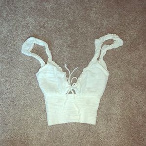 Jens pirate booty cream top